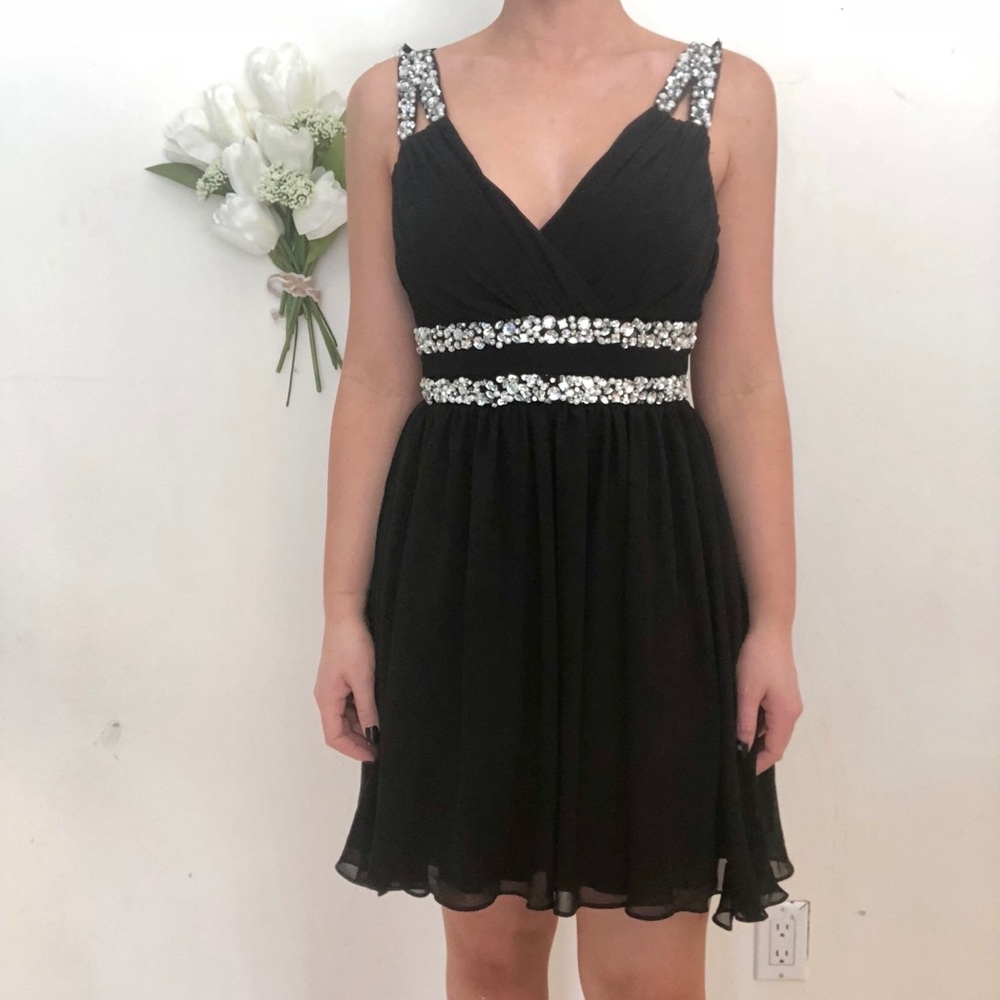 black dress